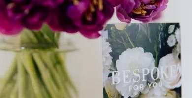 Abundance of Tulips and Bespoke Blossoms card